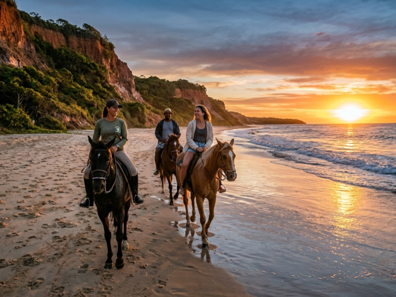 Pôr do Sol a Cavalo — Passeios na Praia